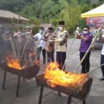 Hadiri Pemusnahan Barang Bukti, Bupati Mirwan MS Tegaskan Komitmen Bersama Aceh Selatan Bebas dari Narkoba