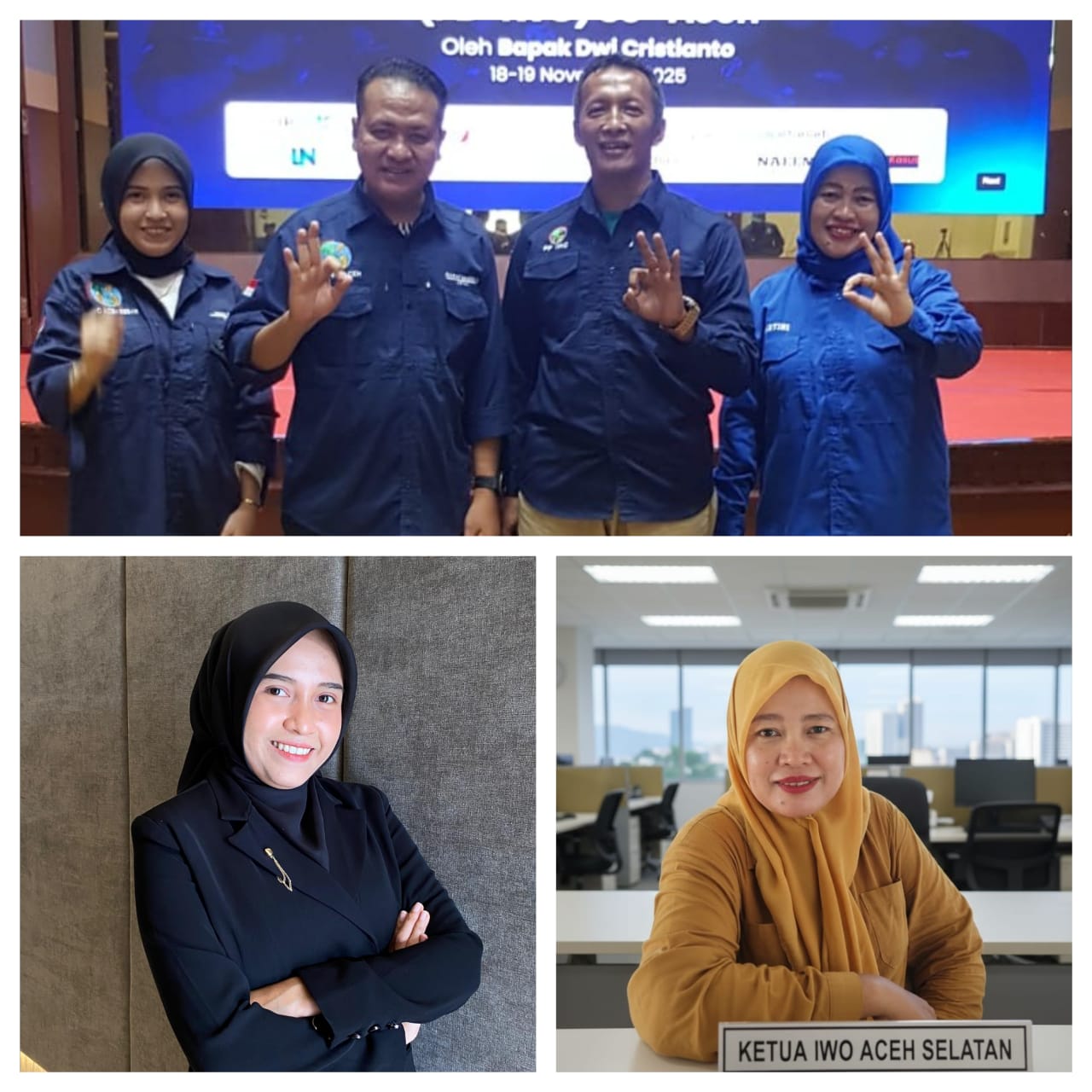 Pimpinan Pusat dan PW Aceh Apresiasi Kepemimpinan Perempuan di  IWO Aceh 