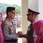 Kapolres Aceh Selatan Pimpin Upacara Kenaikan Pangkat Pengabdian Personel Polri