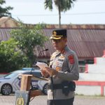 Kapolres Aceh Selatan Pimpin Apel Gelar Pasukan Kesiapan Tanggap Darurat Bencana Tahun 2025