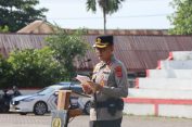 Kapolres Aceh Selatan Pimpin Apel Gelar Pasukan Kesiapan Tanggap Darurat Bencana Tahun 2025
