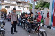 Polsek Jajaran Polres Aceh Selatan Laksanakan Pengecekan dan Pengawasan SPBU Antisipasi Kelangkaan dan Antrian BBM