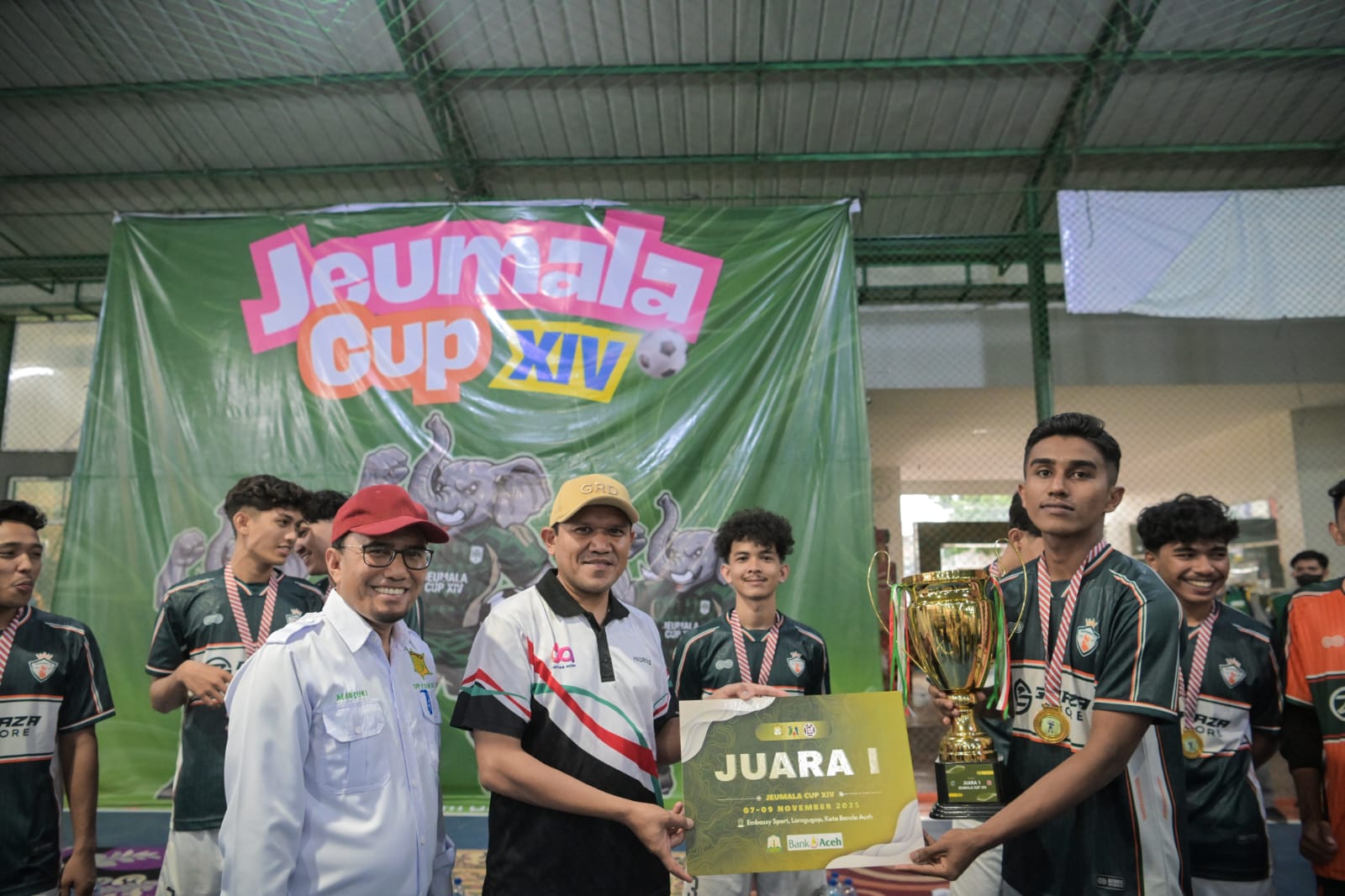 Jeumala Cup XIV Resmi Ditutup, Wagub Fadhlullah: Ajang Ini Perkuat Silaturahmi Alumni