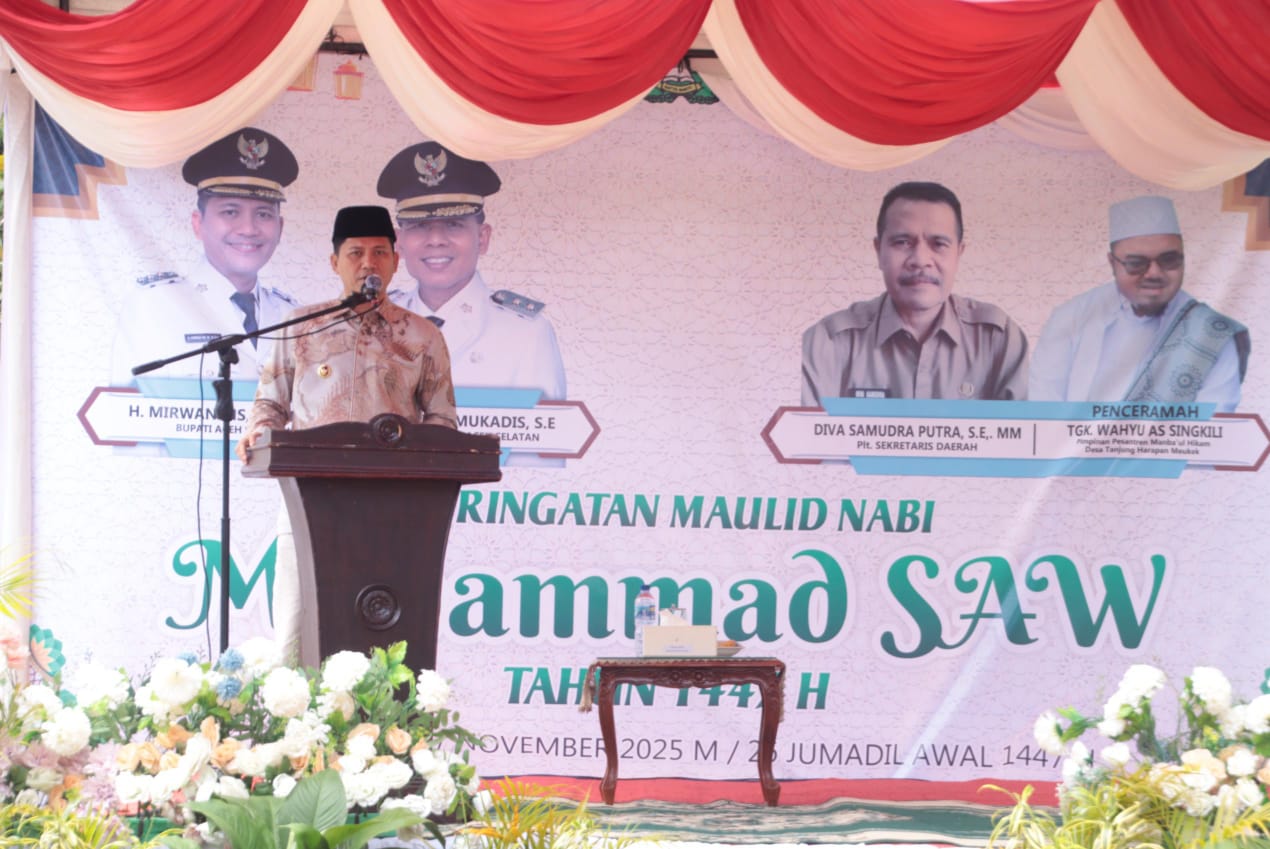 ‎Pemkab Aceh Selatan Gelar Peringatan Maulid Nabi Muhammad SAW 1447 H, Momentum Meneladani Akhlak Rasulullah