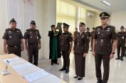 Kepala Kejaksaan Negeri Kota Subulussalam Melakukan Pelantikan dan Pengambilan Sumpah Tiga Pejabat Eselon V