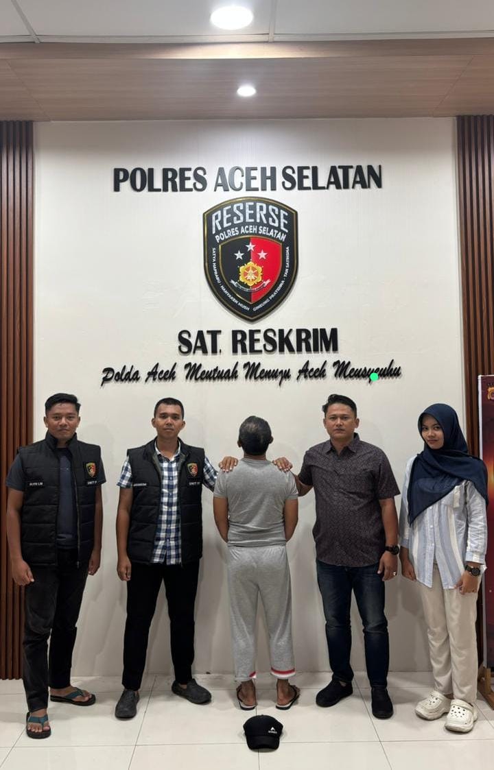 Unit PPA Sat Reskrim Polres Aceh Selatan Bergerak Cepat, Terduga Pelaku Pelecehan Anak Berhasil Diamankan