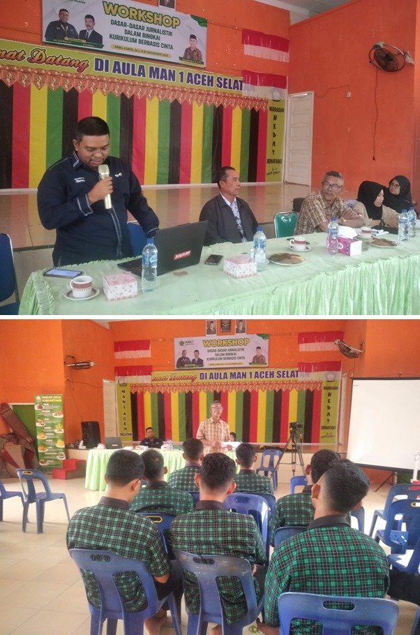 Tumbuhkan Jiwa Jurnalis Di Kalangan Siswa, MAN 1 Aceh Selatan Gelar Pelatihan Dasar Jurnalistik