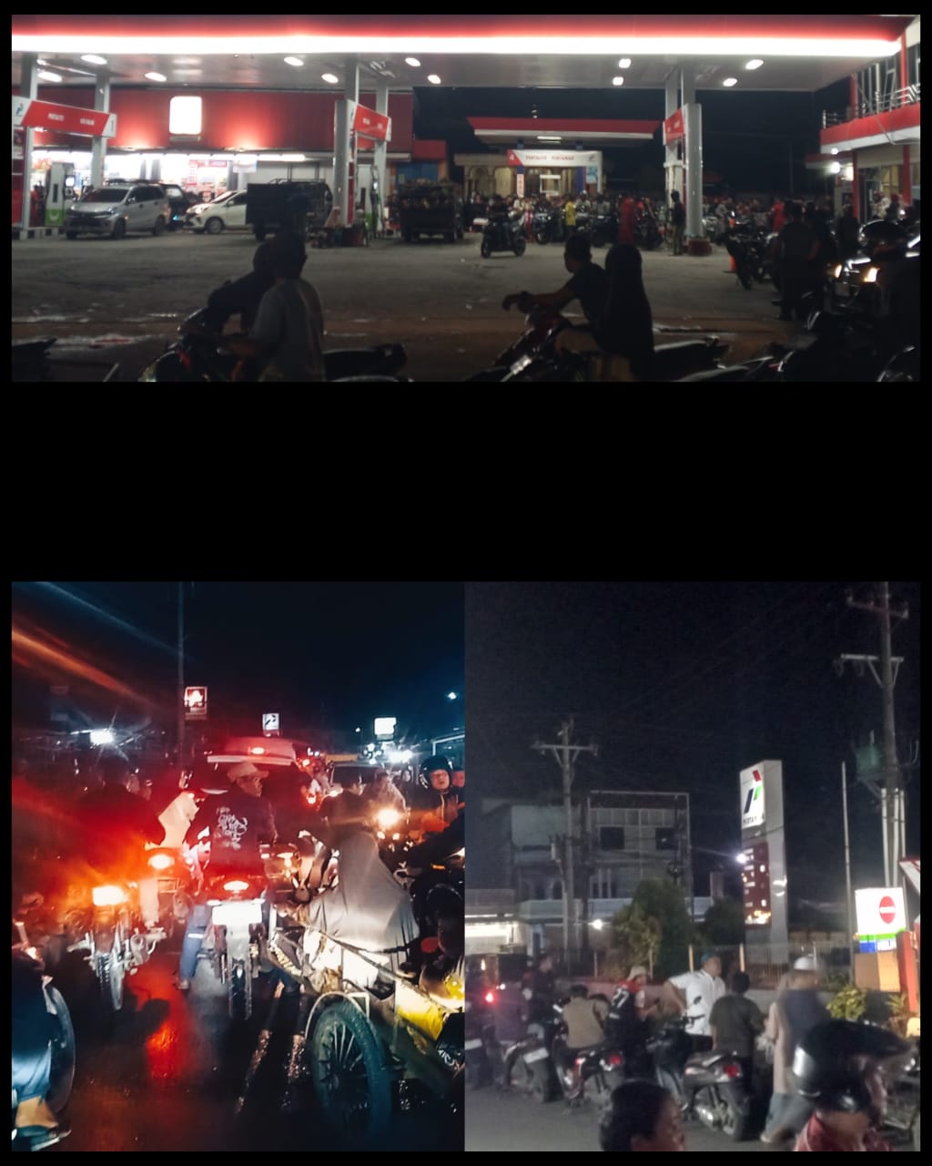 Breaking News: Antrian Membludak Di SPBU Oyon Untuk Mendapatkan BBM, Hingga Menutupi Jalan Dua Jalur Kota Subulussalam Tertutup.