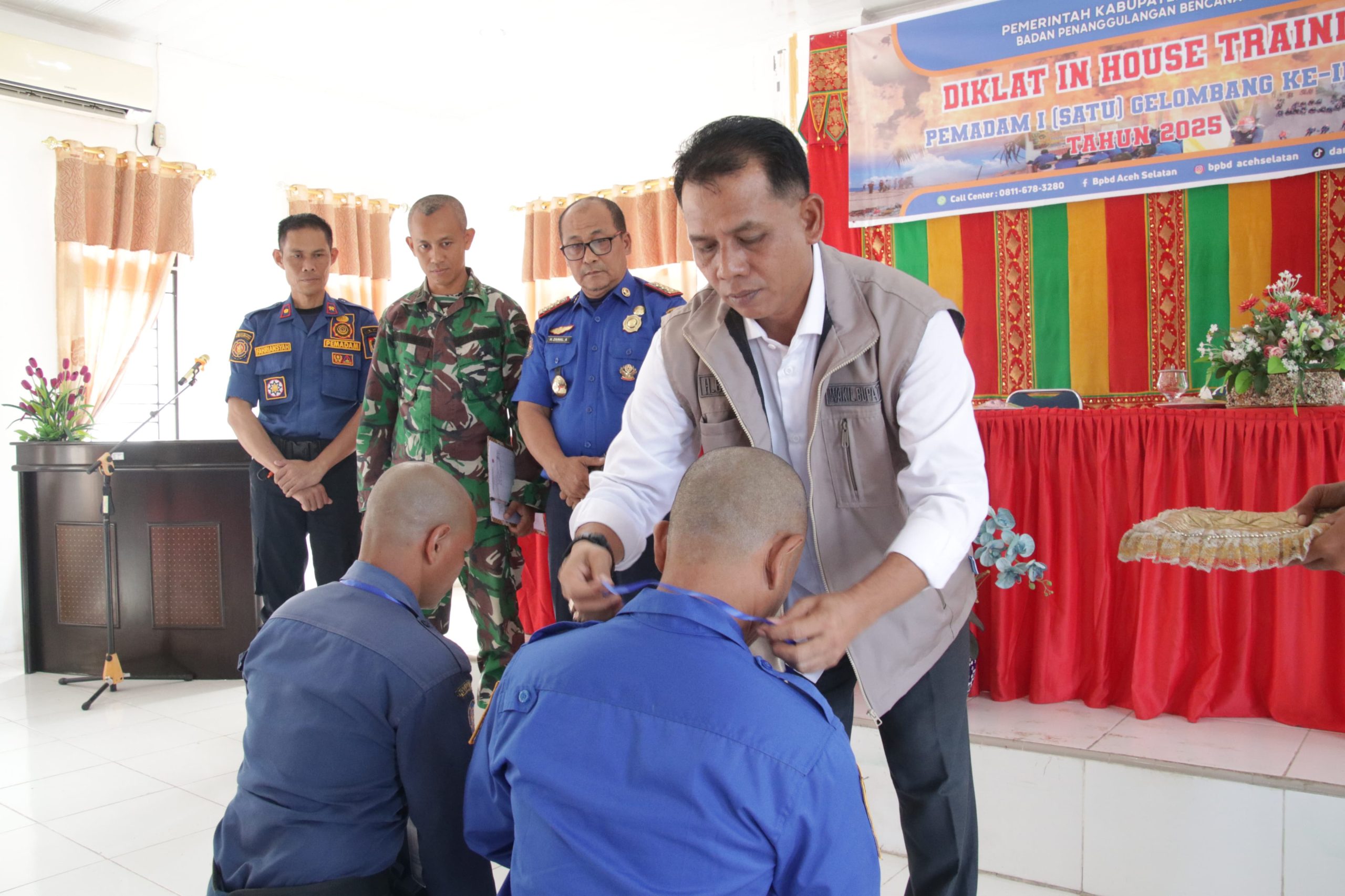 ‎Plt Bupati Aceh Selatan Buka Diklat In House Training (IHT) Damkar I Gelombang II Tahun 2025