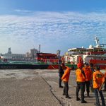 KN SAR Purworejo 101 Merapat di Pelabuhan Krueng Geukuh Lhokseumawe Untuk Laksanakan Operasi SAR di Aceh