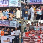 PT WU, SBA, dan Warga Meusara Agung Titip Bantuan Korban Bencana Melului Posko PWI Aceh Peduli