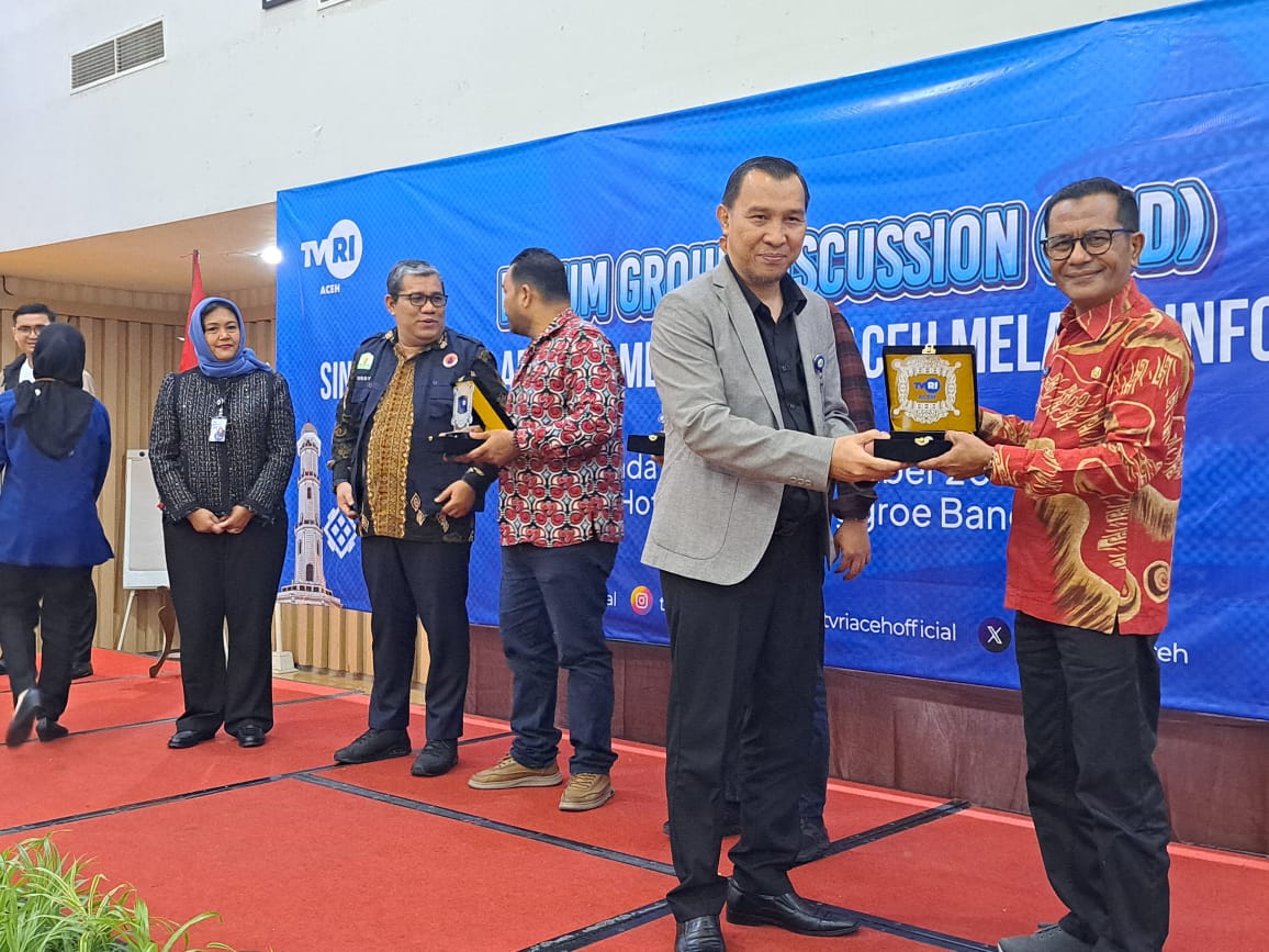 Pemkab Aceh Selatan terima Penghargaan Apresiasi Mitra Terbaik TVRI Stasiun Aceh Tahun 2025