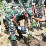 ‎Bersatu dengan Alam, Kodim 0107/Aceh Selatan Laksanakan Penanaman Pohon di Desa Darul Ikhsan