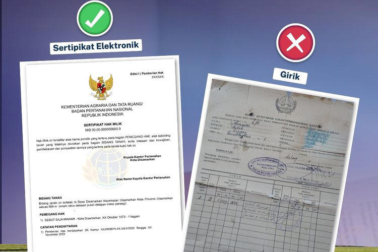 Surat tanah lama tak berlaku lagi mulai 2 Februari 2026, ini cara, syarat, dan biaya urus SHM