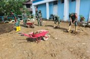 ‎Jejak Lumpur Belum Kering, TNI Pastikan Puskesmas Ladang Rimba Tetap Melayani