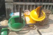 Pengadaan Tong Sampah DLHK Agara Dianggap Berkualitas Buruk, Baru Beberapa Bulan Dipasang Tong Sampah Sudah Rusak