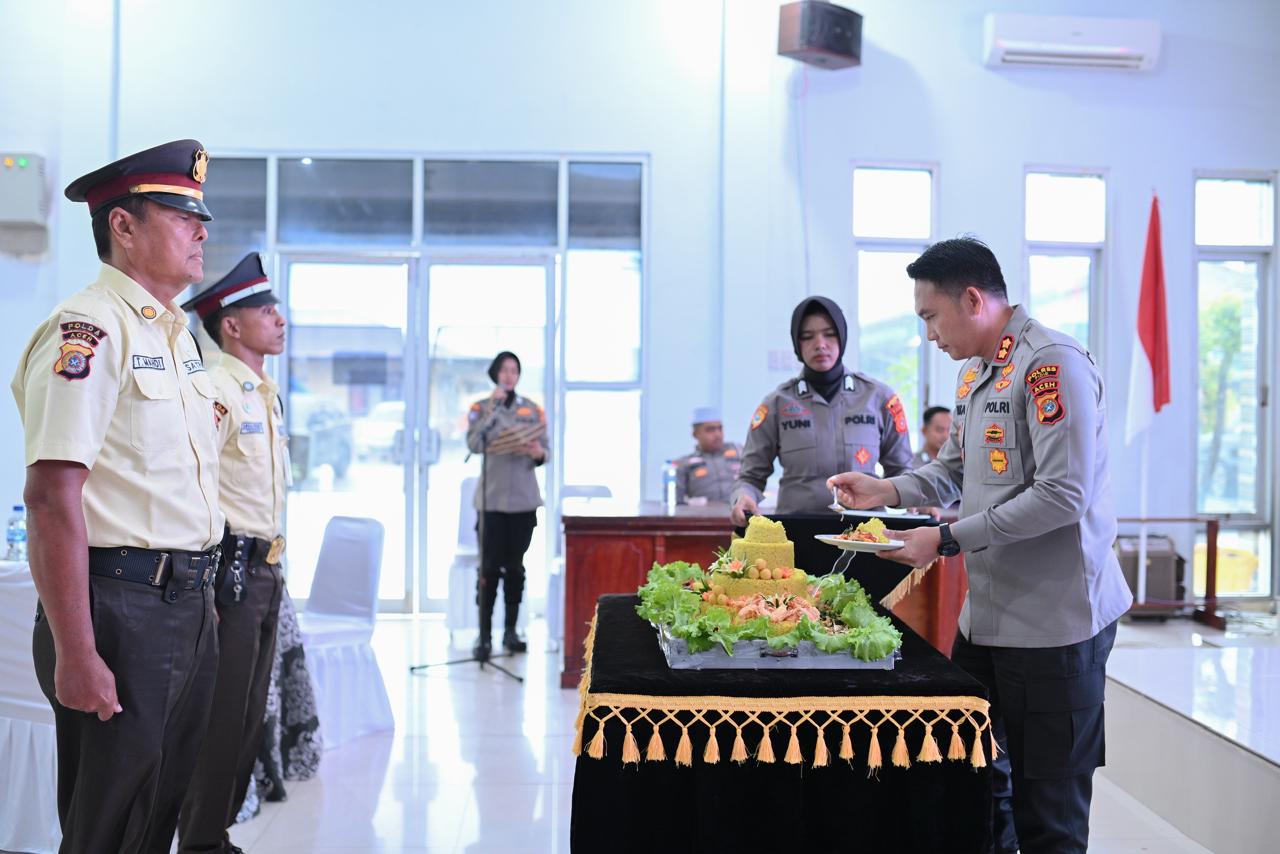 Kapolres Pidie Hadiri Syukuran HUT Satpam ke-45