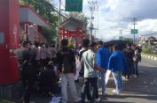 Mahasiswa Demo Kritik Tata Kelola Penanganan Banjir di Agara, Bupati Justru Menghilang