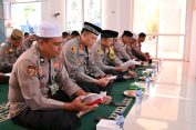 Polres Pidie Ikuti Kegiatan Binrohtal Daring dari Biro SDM Polda Aceh