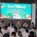 Polres Pidie Peringati Isra Mikraj Nabi Muhammad SAW 1447 H/2026 M, Santuni Anak Yatim