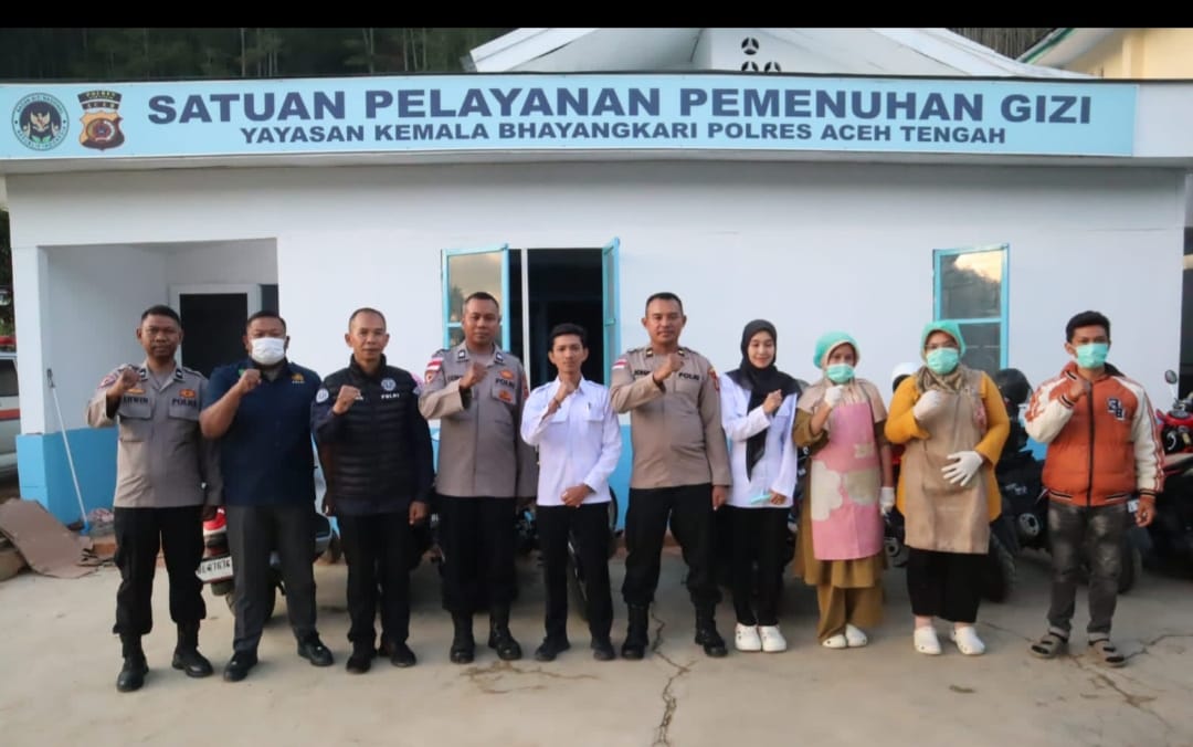 Food Safety di Dapur SPPG YKB, Polres Aceh Tengah Pastikan MBG Aman untuk Anak Sekolah