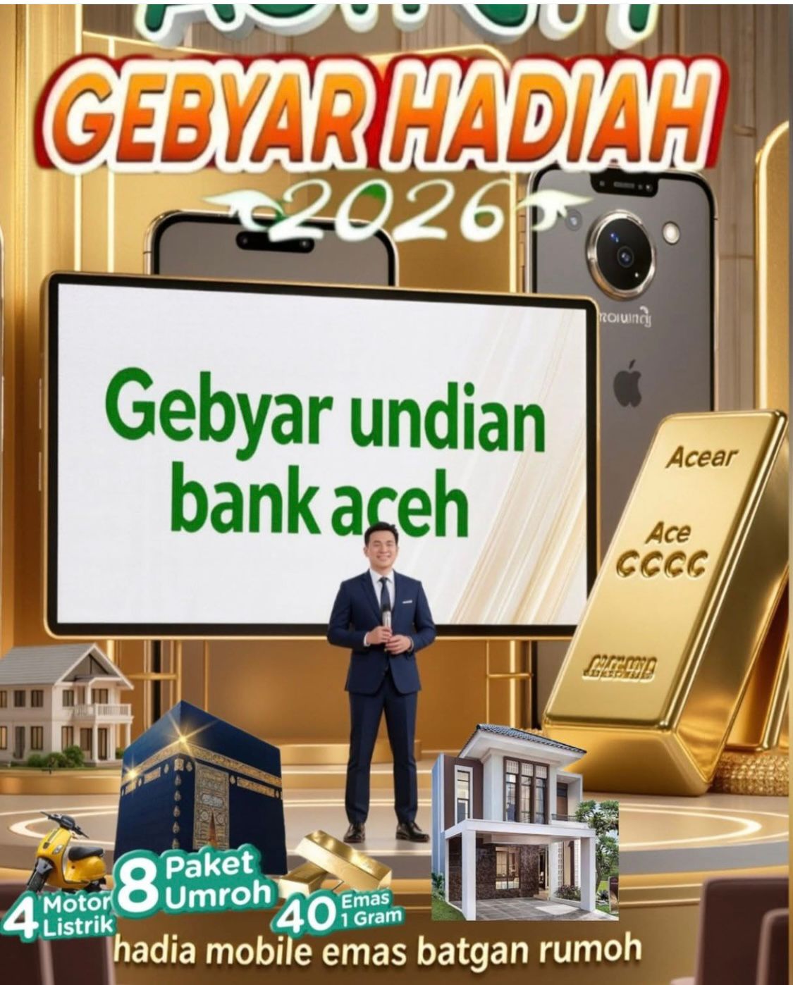Waspada Gebyar Undian Berhadiah, Bank Aceh Imbau Nasabah Jaga Kerahasiaan Data Pribadi dan Abaikan Pesan Hoax