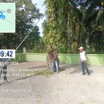 Dalam Rangka Menyambut Bulan Suci Ramadhan 1447 H, Masyarakat Desa Harapan Baru Gotong royong bersihkan Mesjid.