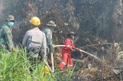 Tanpa Kenal Lelah, Tim Gabungan Terus Berjibaku Padamkan Karhutla di Bakongan dan Trumon Timur