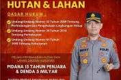 Cegah Karhutla, Kapolres Aceh Selatan Tegaskan Larangan Membakar Hutan dan Lahan