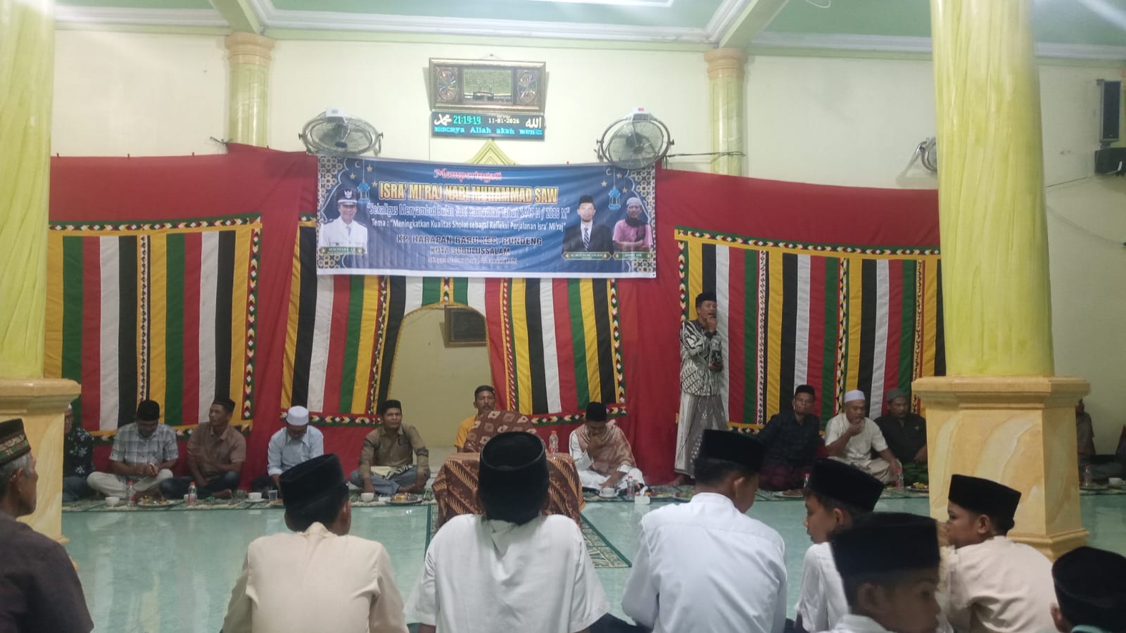 Desa Harapan Baru Peringati Isra Mi’raj dengan Tema “Refleksi Perjalanan Sholat”