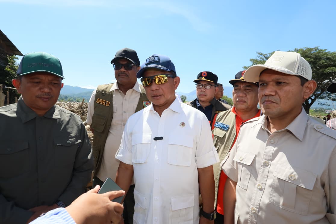 Wagub Fadhlullah Dampingi Mendagri Tinjau Pemulihan Pascabencana di Aceh