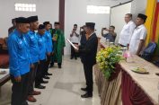4 Orang Pegawai Perumda Tirta Naga Dilantik dan Diambil Sumpah, PLT Bupati Aceh Selatan Sebagai Saksi