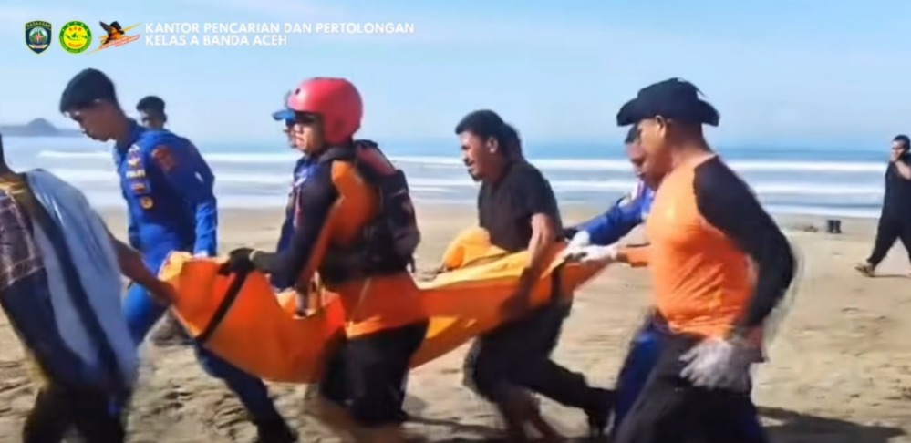 Korban Tenggelam di Pantai Krueng Desa Payah Mamplam Leupung Akhirnya ditemukan