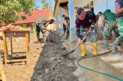 Pemulihan Pascabencana, TNI bersihkan SMP Negeri 26 di Aceh Tengah