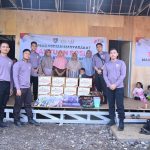 Bantuan Sosial untuk Warga Huntara Tangse, Wujud Empati Mahasiswa STIK Angkatan 83/WPS