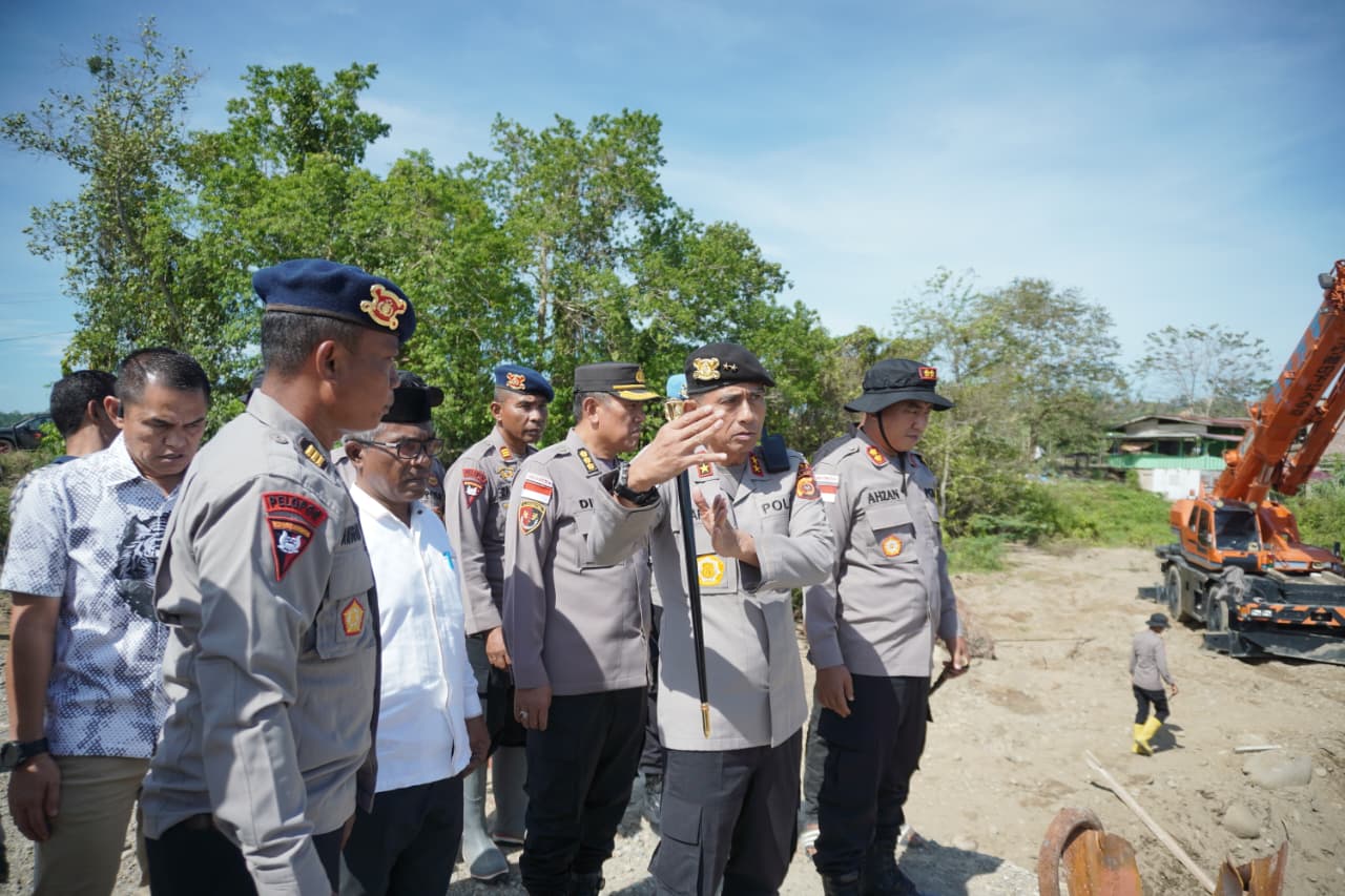 Kapolda Aceh: Pembangunan Jembatan Bailey di Sawang Dapat Diselesaikan Tepat Waktu