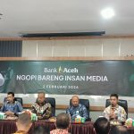 Bank Aceh Ngopi Bareng Media, Fadhil Ilyas Ajak Pers Suarakan Informasi Positif Banda Aceh