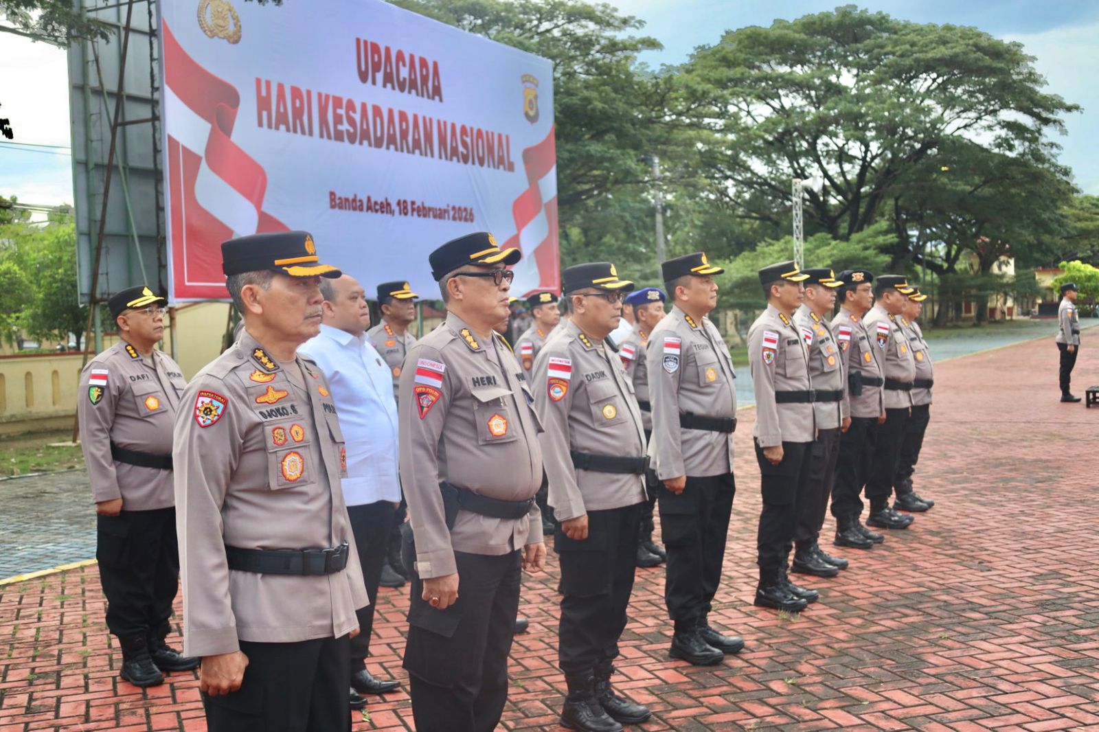 Upacara Hari Kesadaran Nasional Jadi Penguat Komitmen Polda Aceh Untuk Indonesia Asri