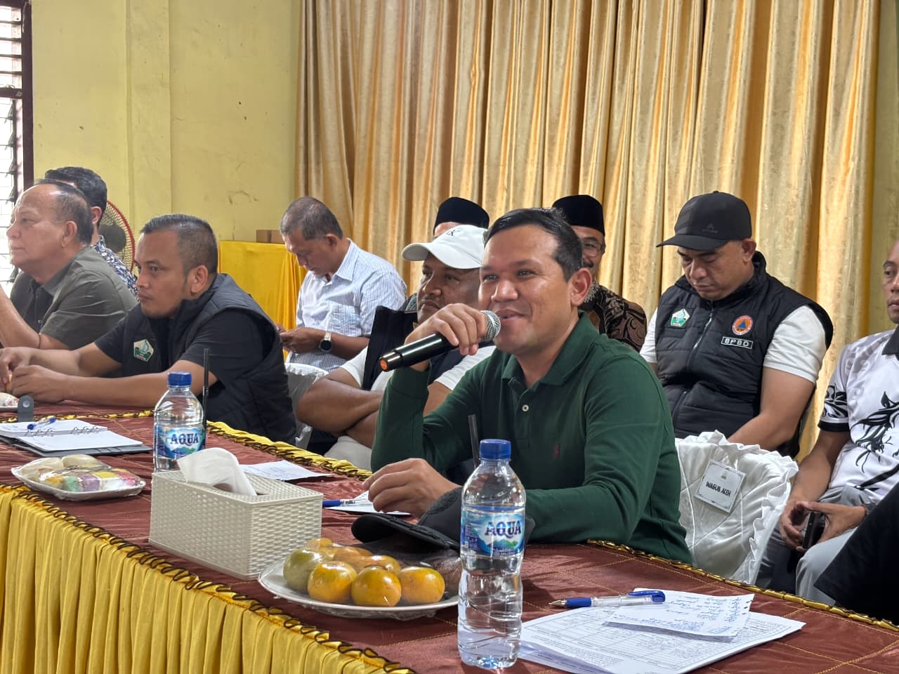 Rapat Dipimpin Wagub Aceh, Polemik Huntara Bireuen Resmi Berakhir