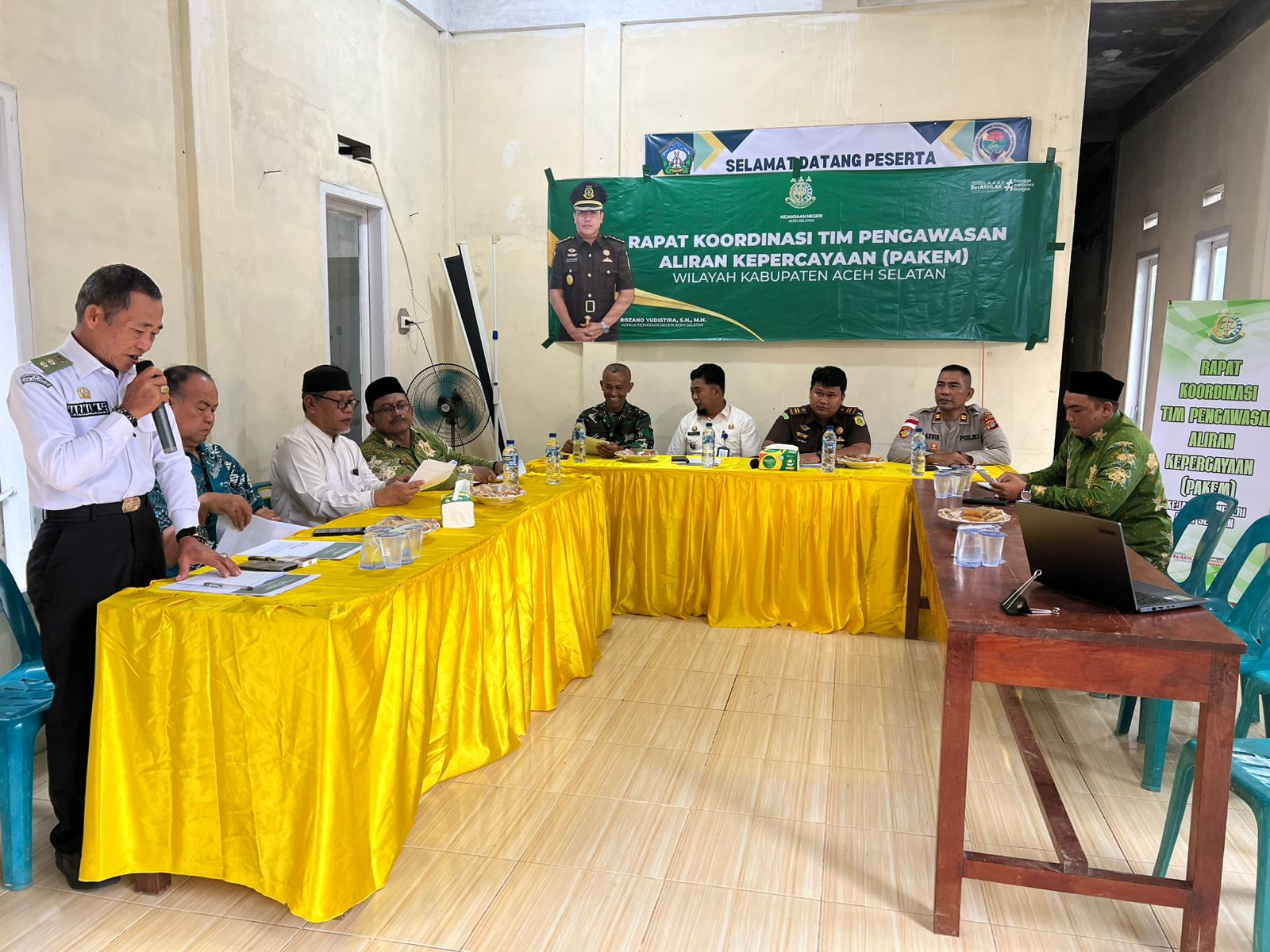 Kejari Aceh Selatan Laksanakan Rakor Pengawasan Aliran Kepercayaan dan Keagamaan