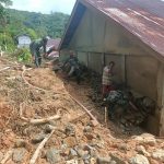 ‎Atasi Kesulitan Masyarakat, Koramil 01/Tapaktuan Gotong Royong Tangani Longsoran Tanah di Lhok Bengkuang Timur