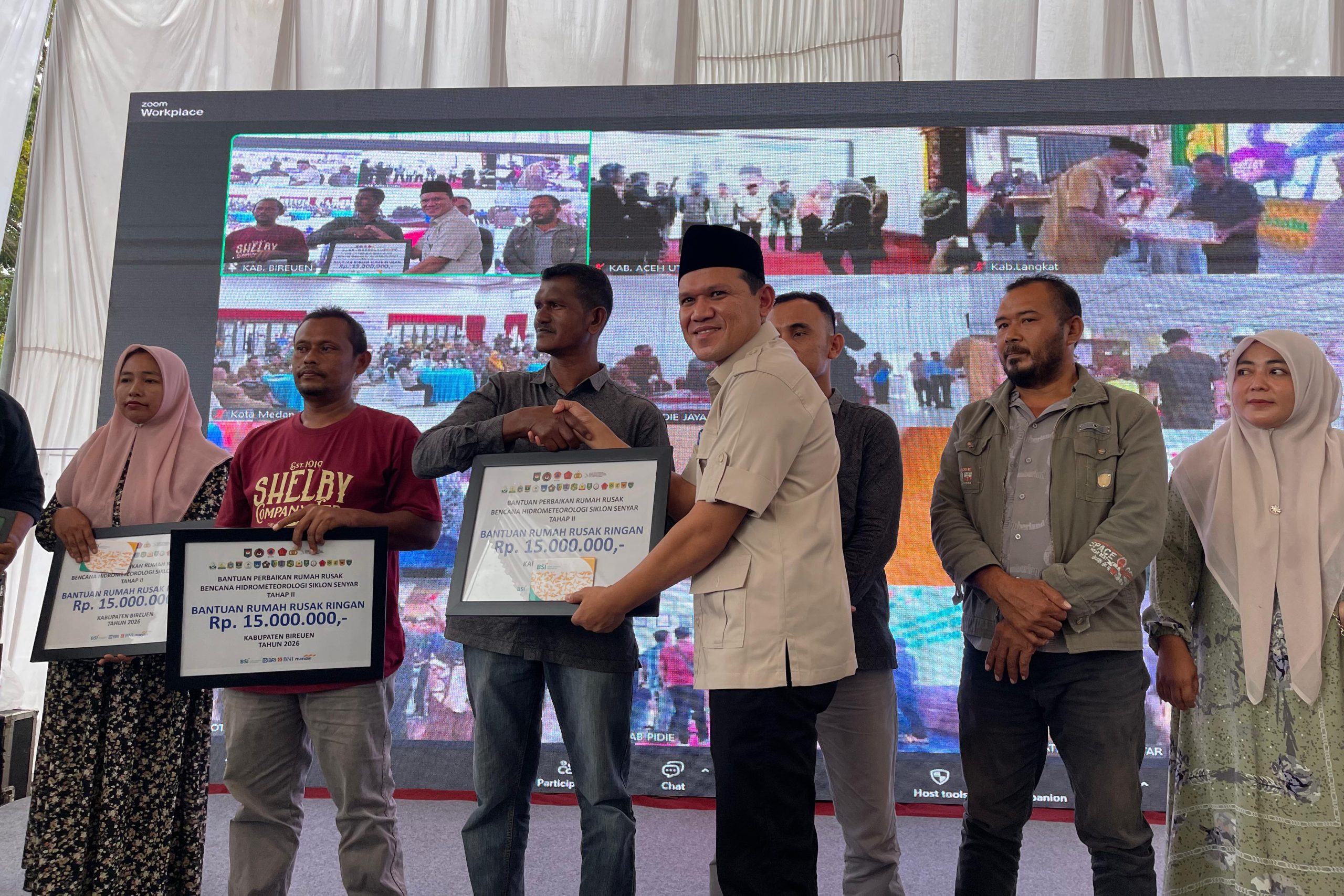 Wagub Aceh Tegaskan Bantuan Rumah Bukti Kehadiran Negara