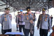 Kapolres Pidie Periksa Senjata Api Dinas Organik dan Pastikan Penggunaan Sesuai Prosedur