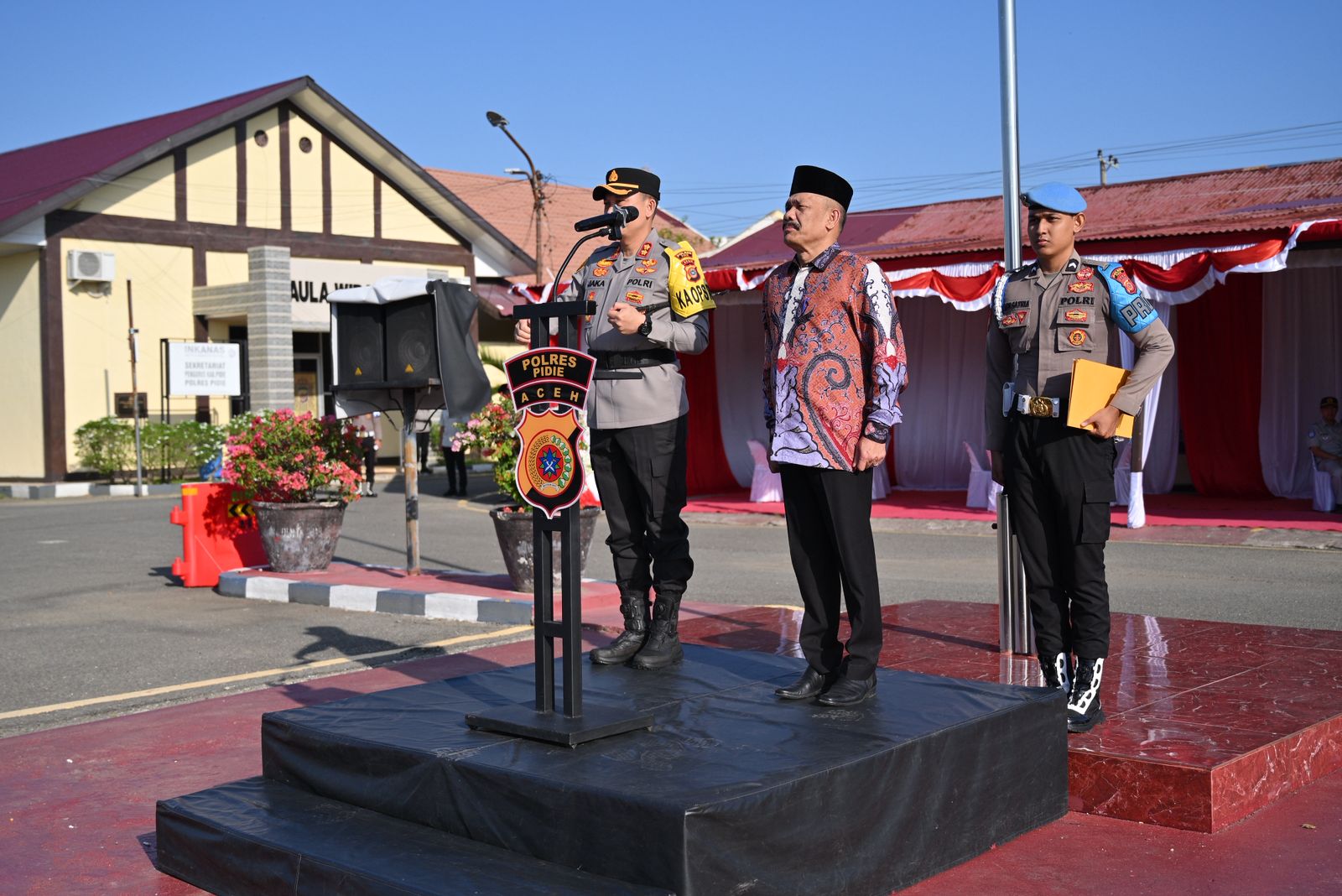 Polres Pidie Gelar Apel Operasi Ketupat Seulawah 2026,  Personel Gabungan Siap Amankan Mudik Lebaran