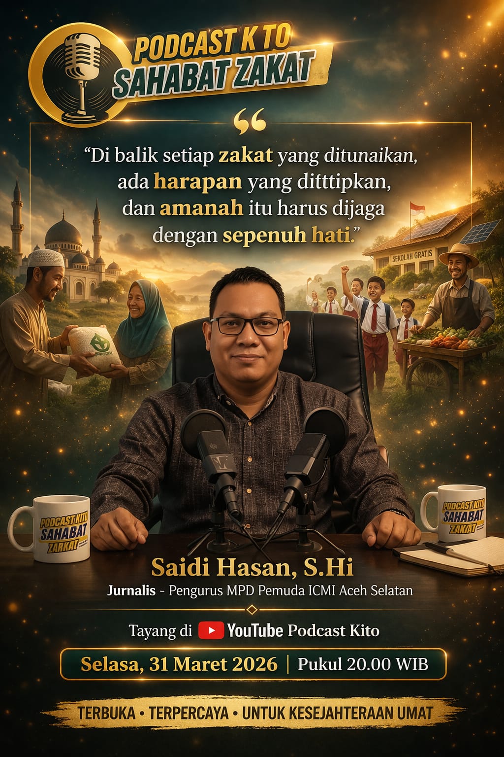 Terbuka dan Terpercaya: Wajah Baru Pengelolaan Zakat di Aceh Selatan, Dari Amanah Menuju Keberkahan Umat