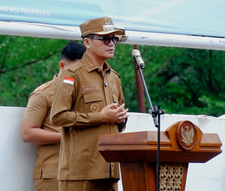 Aktif Kembali Sebagai Bupati Aceh Selatan, H. Mirwan SE, M.Sos Gelar Apel Perdana