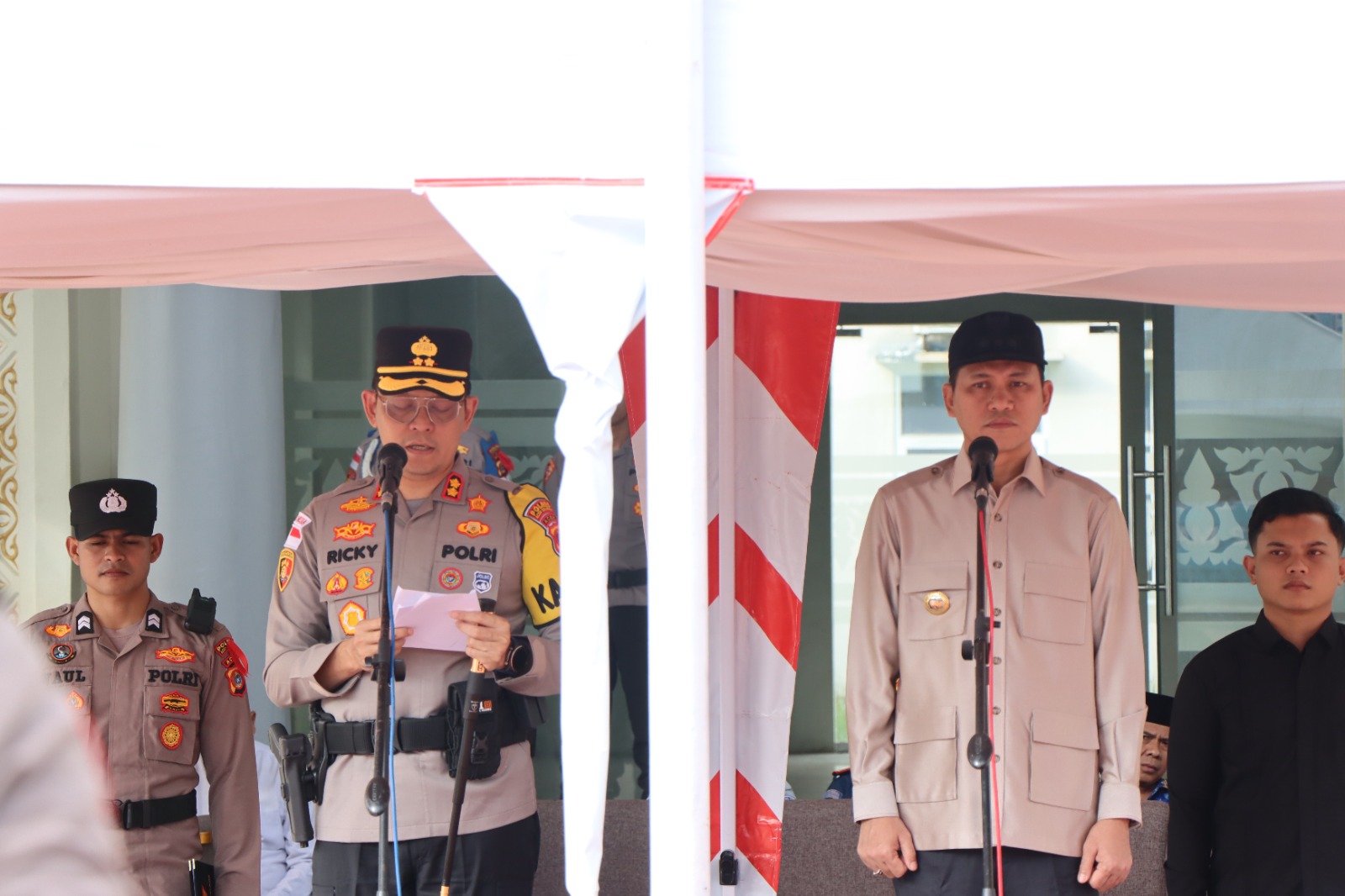 Apel Gelar Pasukan Operasi Ketupat Seulawah 2026 Digelar di Polres Aceh Selatan