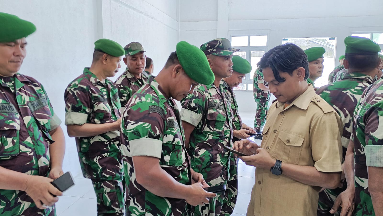 Langkah Tegas! Kodim 0107/Aceh Selatan Periksa HP Prajurit untuk Cegah Judi Online