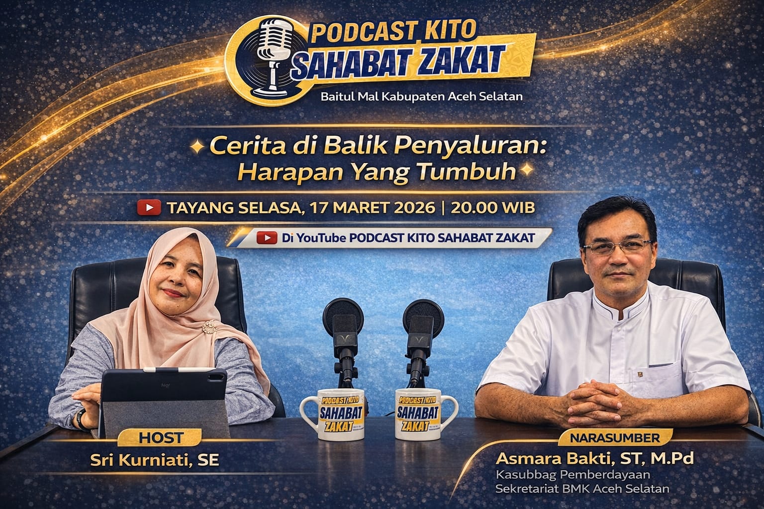 Podcast Kito – Sahabat Zakat Angkat Kisah Penyaluran Zakat yang Penuh Harapan