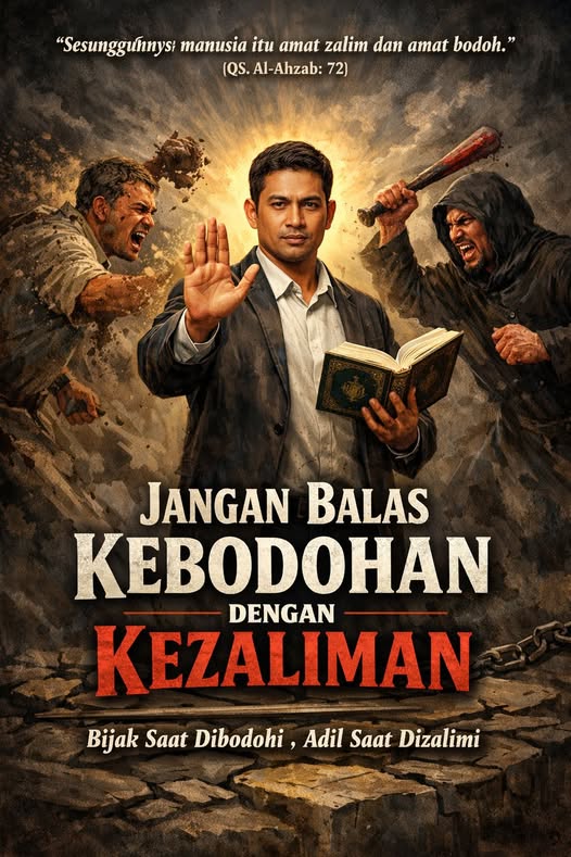 DIBODOHI JANGAN ZALIM, DIZALIMI JANGAN BODOH